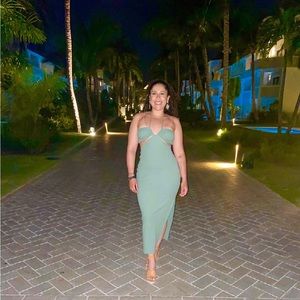 Miss Lola Green Dress